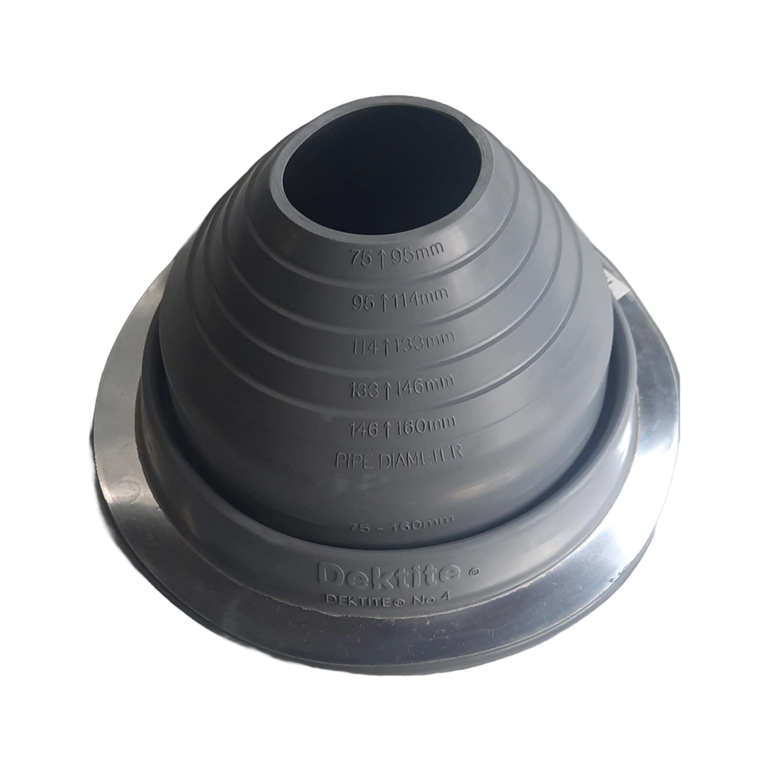 Sello para ductos Deks gris #4 (3 3/4-6 1/4)" EPDM